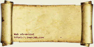 Jovana Štrbanović vizit kartica